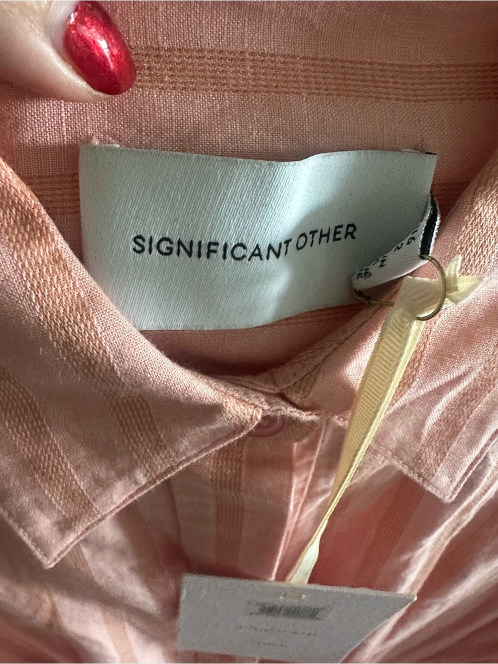 NWT $238 Significant Other Orla Striped buttoned down shirt mini dress sz US 2 - Picture 5 of 9